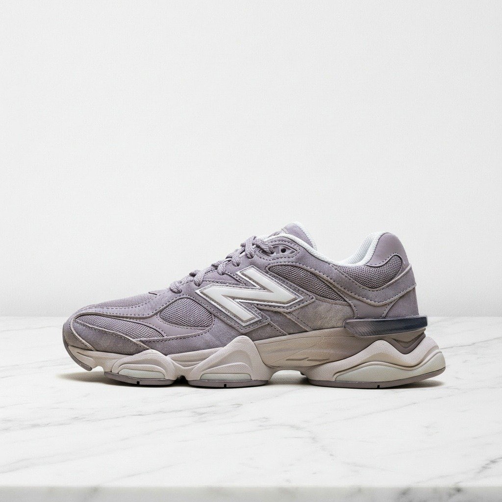 New Balance 9060 Truffle Salt, wygodne sneakersy unisex na co dzień, zamsz i siatka, miękka amortyzacja U9060870