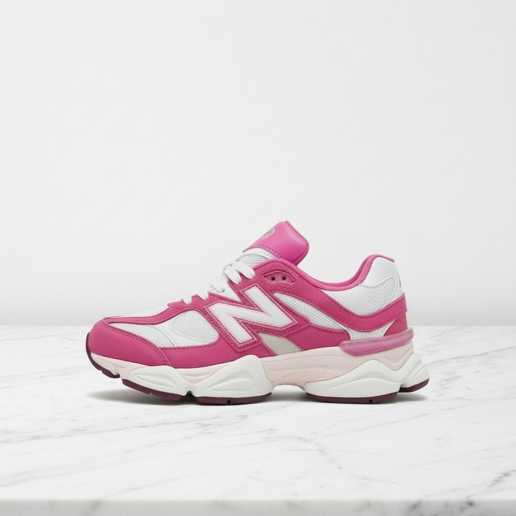 Buty damskie New Balance 9060 Pink na co dzień, wygodna amortyzacja, oddychająca siatka, różowo białe, U9060FP