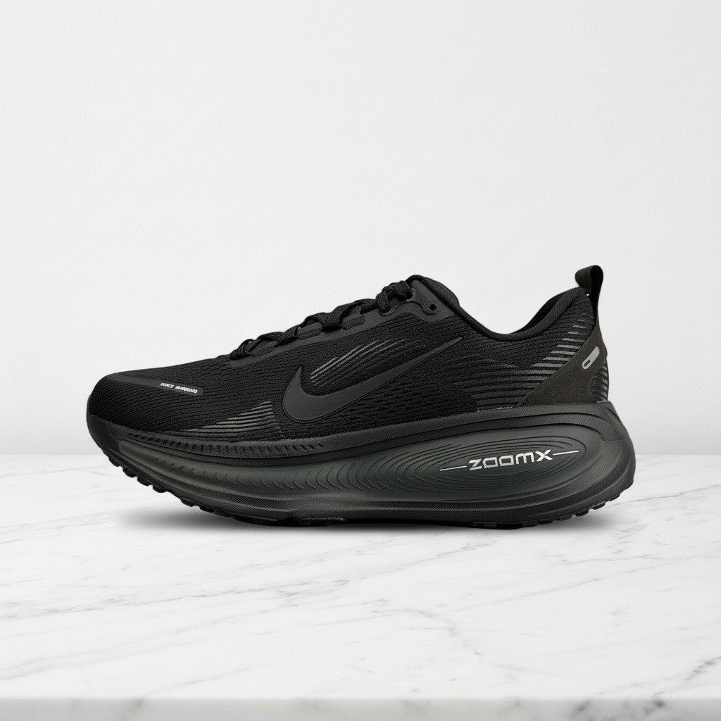 Męskie buty do biegania Nike Vomero 18, kolor czarny, wygodna amortyzacja ZoomX ReactX na cały dzień, sneakersy, HM6803-005