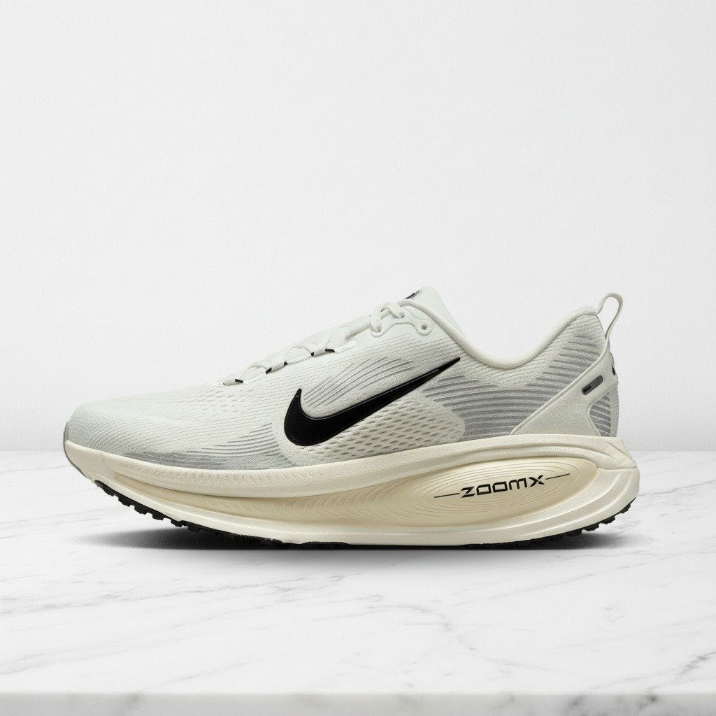 Buty Nike Vomero 18 na każdy dzień, unisex, wygodna amortyzacja, biel i szarość, świetne do spacerów i treningu, HM6803-101