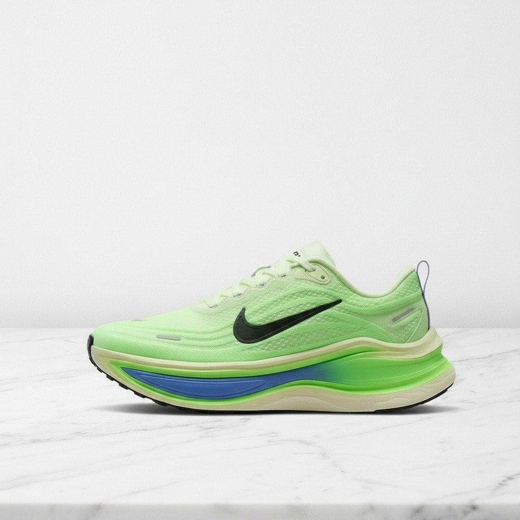 Buty do biegania Nike Vomero Plus na co dzień, zielono-kremowe, wygodna piana ZoomX, unisex, HV8150-702