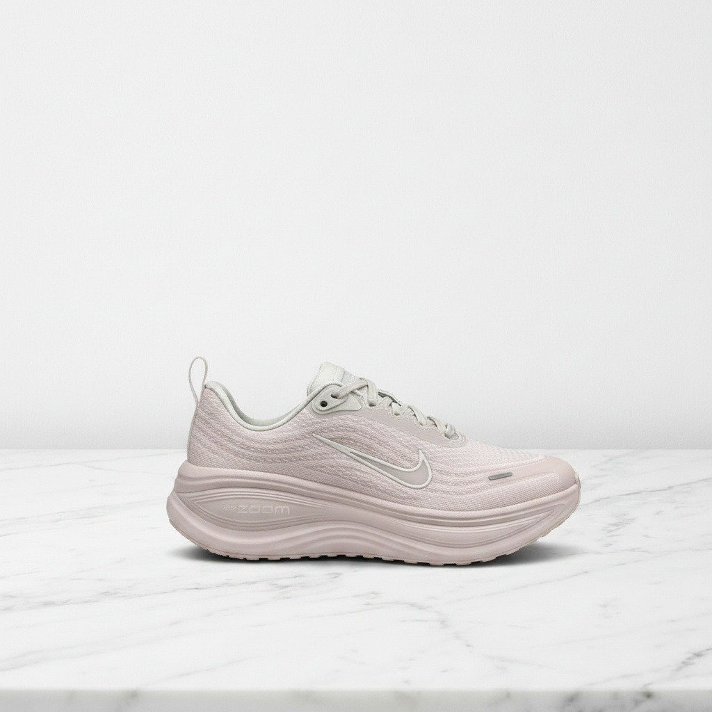 Buty do biegania Nike Vomero Plus dla kobiet, różowo-beżowe, wygodne na co dzień, oddychająca siatka, amortyzacja ZoomX HV8154-605