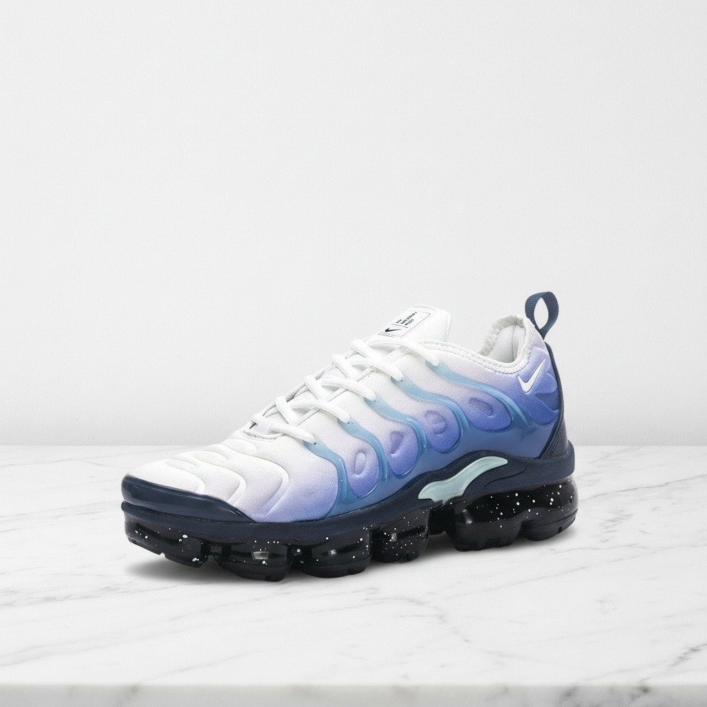 Nike Air VaporMax Plus Blizzard, męskie sneakersy na co dzień, wygodna amortyzacja, biało-niebieskie CK1411-400