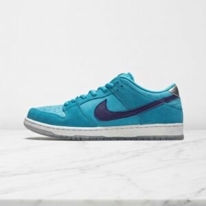 Buty Nike SB Dunk Low Pro Blue Fury, unisex, wygodne na co dzień, niebiesko-fioletowe, BQ6817-400