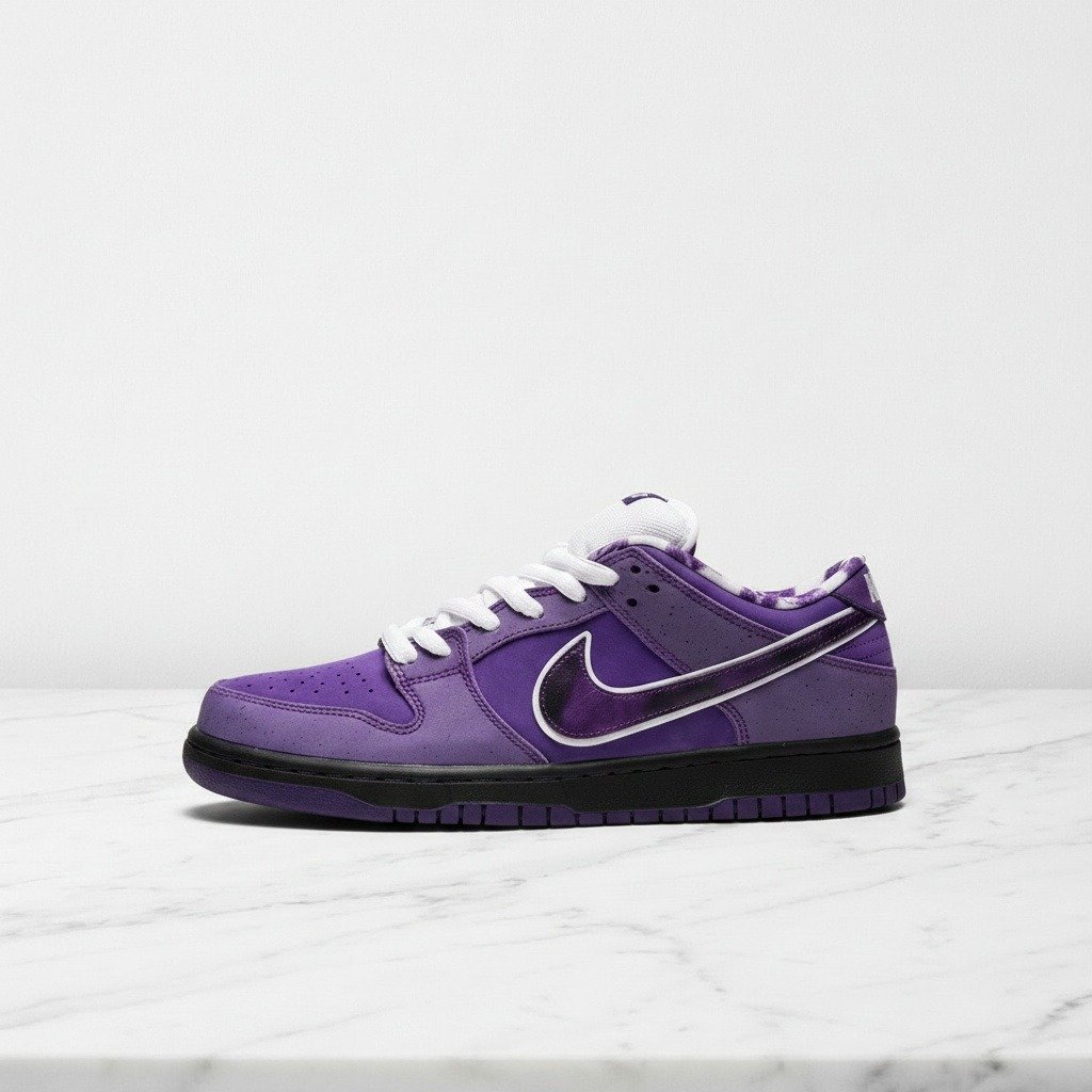 Nike SB Dunk Low Pro OG QS Concepts Purple Lobster, codzienne sneakersy unisex, fiolet i czerń BV1310-555