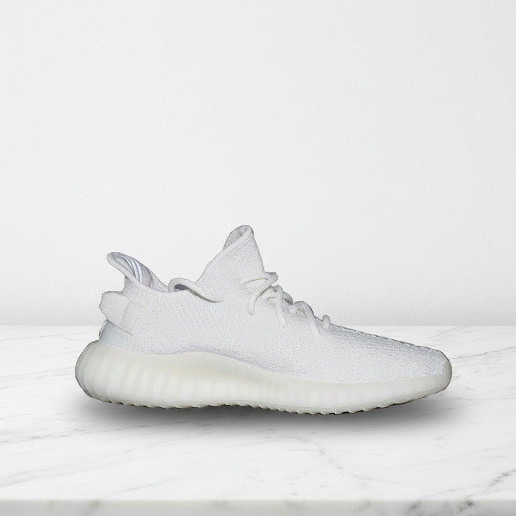 Yeezy Boost 350 V2 Cream White Triple White od Adidas, wygodne sneakersy unisex na każdy dzień, miękki Primeknit CP9366