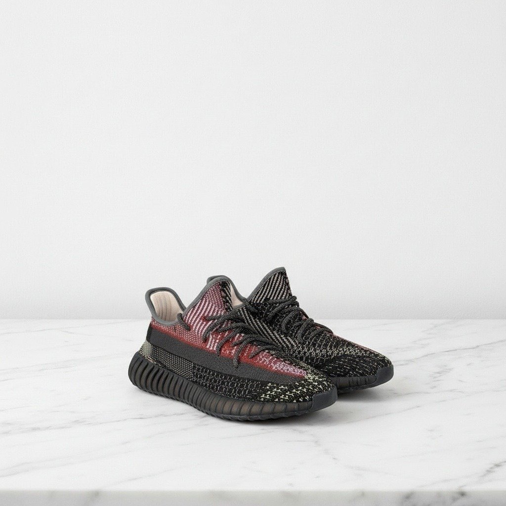Buty Adidas Yeezy Boost 350 V2 Yecheil Reflective na co dzień, wygodny Boost, unisex, czarno kolorowe, FX4145