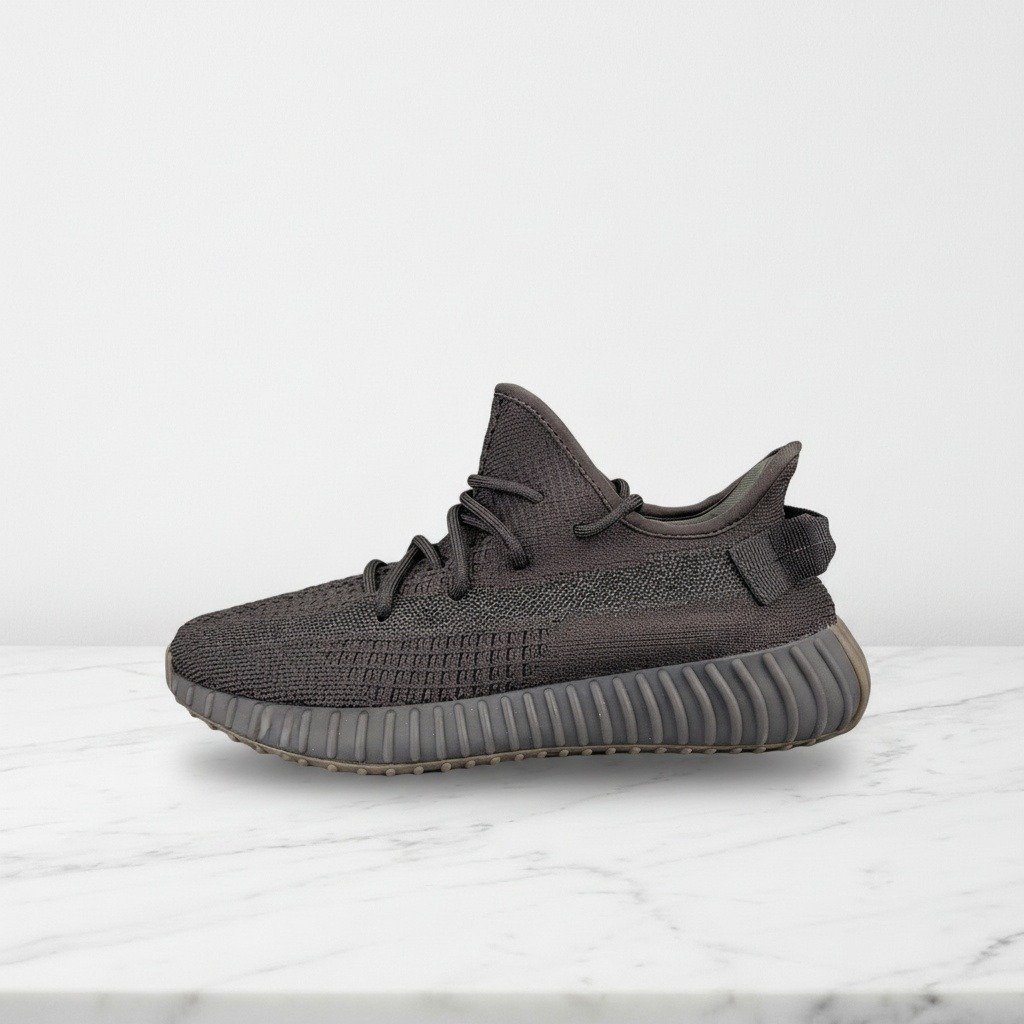Na co dzień wygodne buty Adidas Yeezy Boost 350 V2 Cinder Reflective, unisex, szaro brązowe, dzianina Primeknit, amortyzacja Boost FY4176