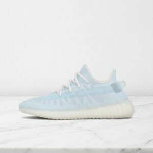 Buty Adidas Yeezy Boost 350 V2 Mono Ice, unisex, wygodna dzianina na co dzień, lekka amortyzacja Boost, błękitno białe GW2869