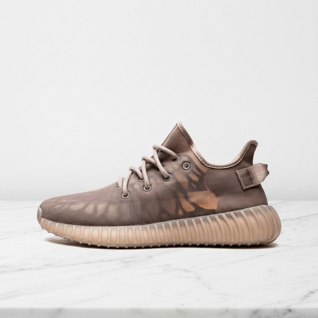 Buty na co dzień Adidas Yeezy Boost 350 V2 Mono Mist, wygodne sneakersy unisex, brąz z beżem, GW2871