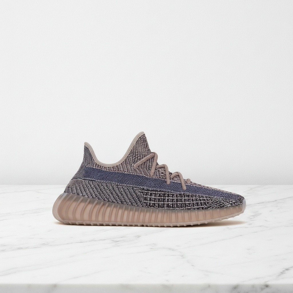 Buty Adidas Yeezy Boost 350 V2 Fade na co dzień, wygodne sneakersy unisex, beżowo brązowe, dziana cholewka H02795
