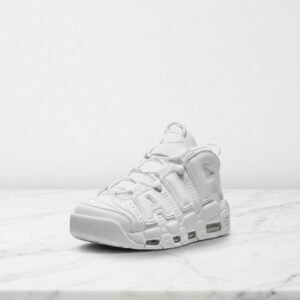 Nike Air More Uptempo 96 All White, wygodne sneakersy unisex na co dzień, biel, 921948-100