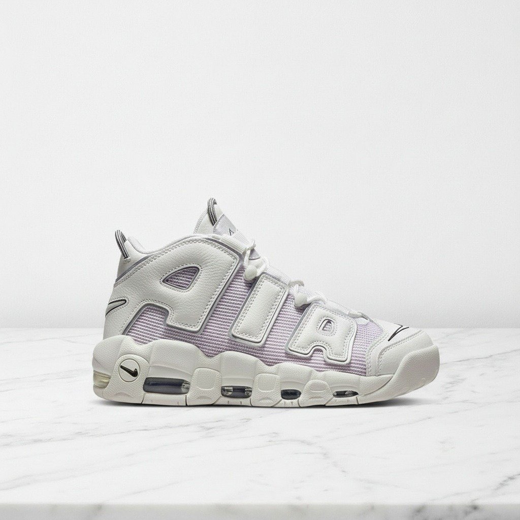 Buty Nike Air More Uptempo Thank You Wilson na co dzień, unisex, wygodne, biało-szare DR9612-100