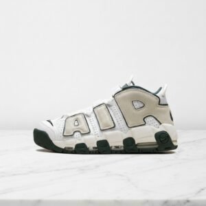 Buty Nike Air More Uptempo Vintage Green, wygodne na co dzień, unisex, biało zielone FN6249-100