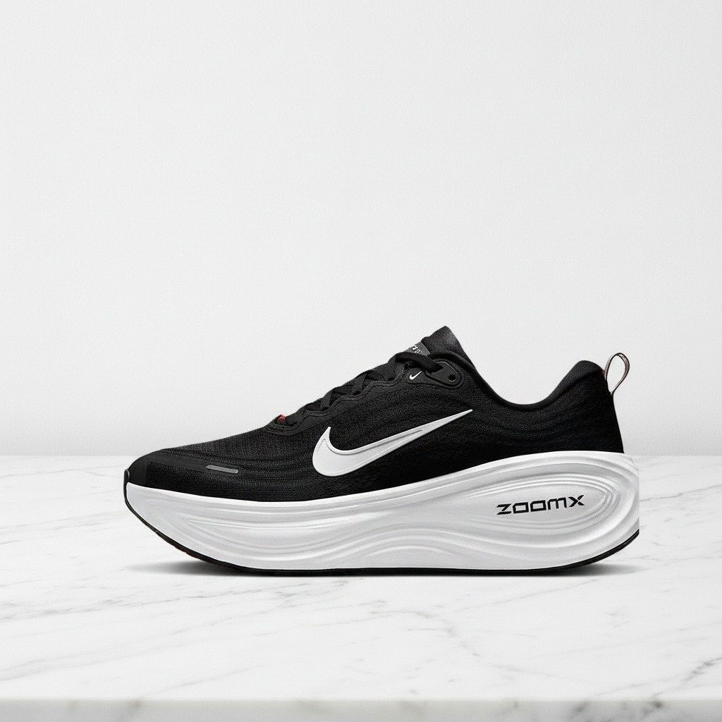 Buty Nike Vomero Plus na co dzień, wygodna amortyzacja ZoomX, czarno-białe, pasują do wielu stylizacji unisex HV8150-002