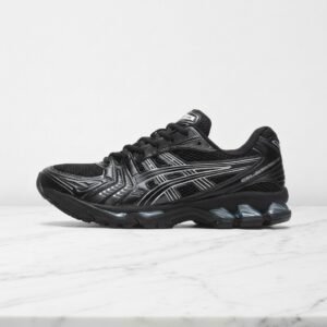 Buty sportowe na co dzień, ASICS Gel-Kayano 14 Black Silver, wygodne sneakersy męskie czarno srebrne 1201A019-006