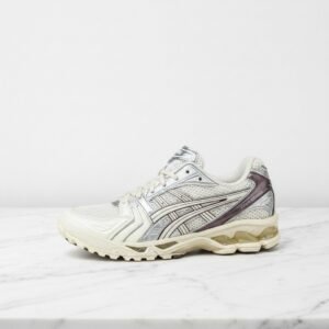 Buty ASICS GEL-Kayano 14 Cream Cocoa Powder, wygodne sneakersy unisex na co dzień, oddychająca siatka, 1203A537-118