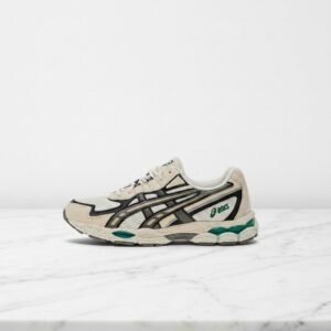 Buty sportowe na co dzień, ASICS GEL-NYC Pale Oak Truffle Grey, unisex, wygodne, kremowo-brązowe, 1203A542-200