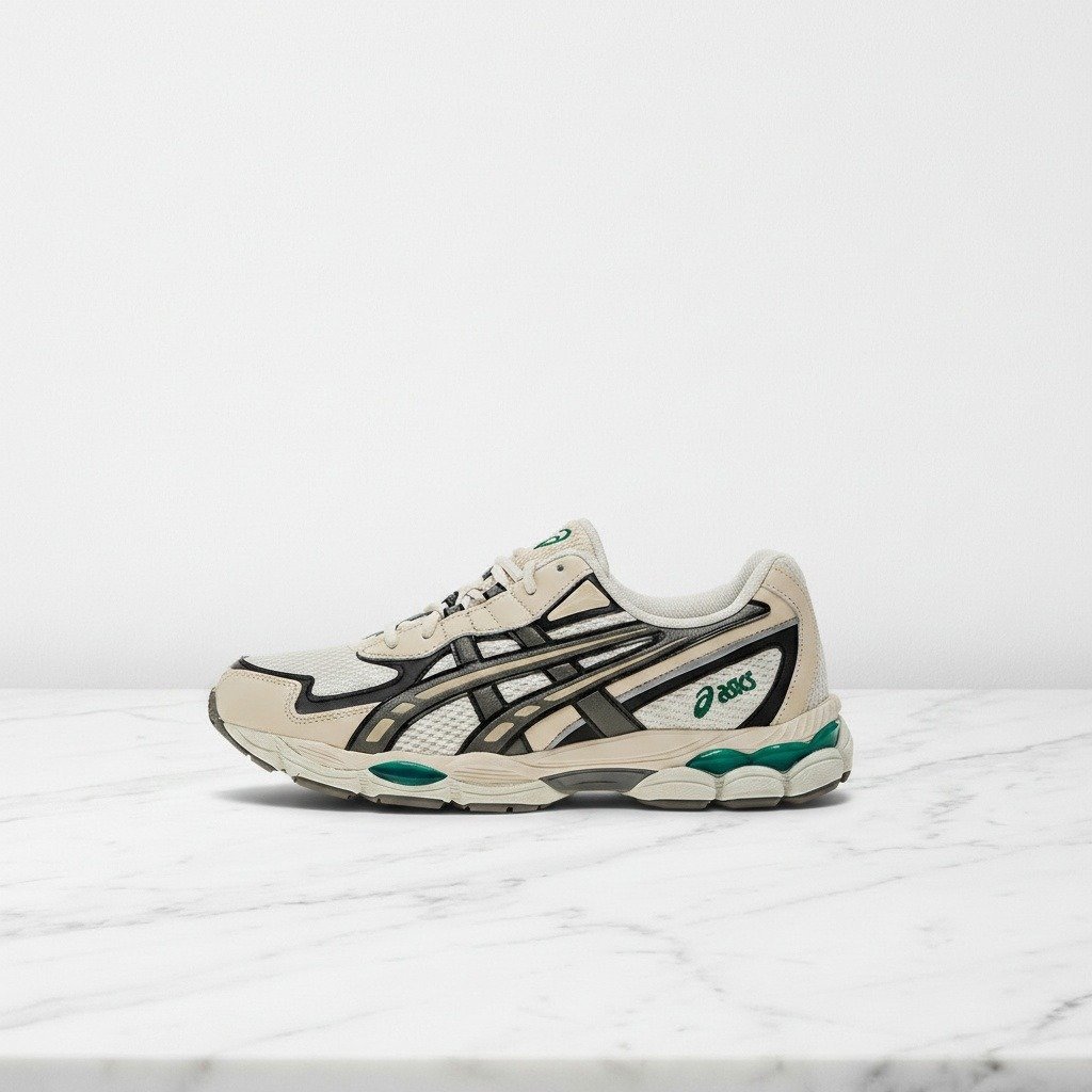 Buty sportowe na co dzień, ASICS GEL-NYC Pale Oak Truffle Grey, unisex, wygodne, kremowo-brązowe, 1203A542-200