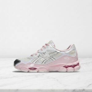Buty sportowe na co dzień ASICS Gel-NYC Kicki Yang Zhang Pink Cream Pure Silver, unisex, wygodne 1203A571-100