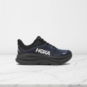 Wygodne buty do biegania Hoka Bondi 9 Faded Navy Slate Blue, męskie, granatowo-czarne, na co dzień, 1162011-VCK