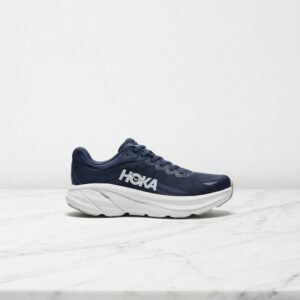 Hoka Bondi 9, wygodne sneakersy na co dzień dla faceta, granatowo biały, super amortyzacja 1162011-VYN