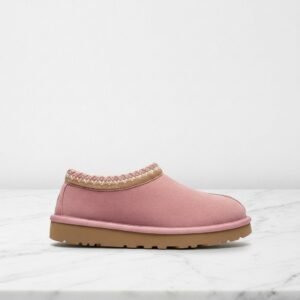 Kapcie UGG Tasman II na co dzień, różowy zamsz, ciepłe futerko, komfort przez cały dzień, damskie 1174470-PDW