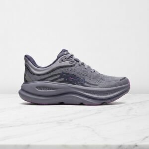 Buty damskie Hoka Bondi 9 Berry Berry Shrub Galaxy, wygodne sneakersy na co dzień, fioletowe, tekstylno syntetyczne, 1162012-BLX
