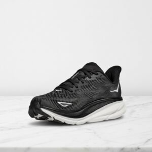 Buty do biegania Hoka Clifton 9 Black White dla niego i dla niej, wygodne na cały dzień, do swetra i dresu, 1127896-BWHT