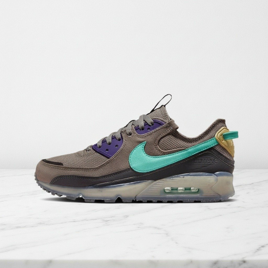 Sneakersy unisex Nike Air Max 90 Terrascape Moon Fossil / Light Menta brązowy, zielony DQ3987-001