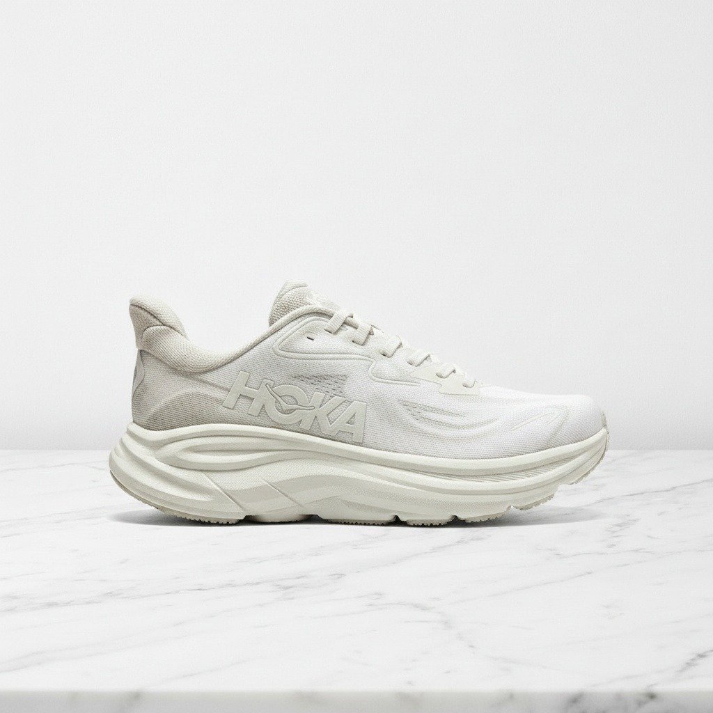 Buty Hoka Clifton 10 Oatmeal Oat Milk dla niego, lekkie i wygodne na co dzień, beżowo-kremowe, oddychająca siatka 1162030-OLTM