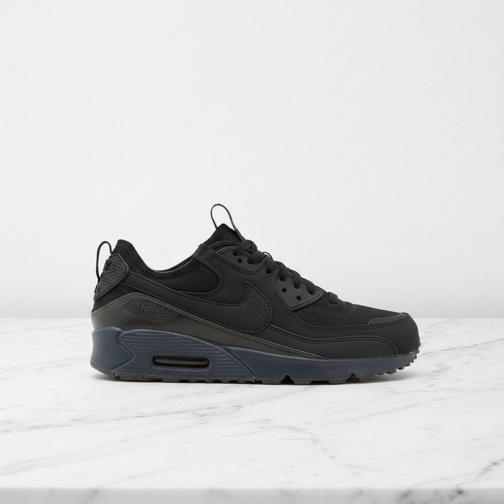 Buty Nike Air Max 90 Terrascape Black Anthracite na co dzień, unisex, wygodne sneakersy czarne, tekstyl i eko skóra, DQ3987-002