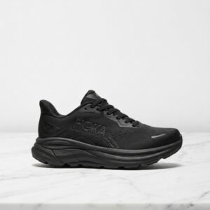 Hoka Clifton 11 Black, wygodne buty na co dzień, unisex, przewiewna siatka, amortyzacja na długi spacer czy trening, czarne 1176572-BBLC