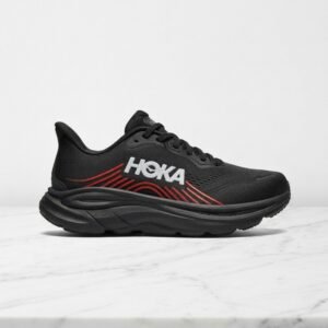 Buty do biegania Hoka Clifton 11 Black Pepper na co dzień, lekkie i oddychające, amortyzacja na długie trasy, męskie, czarno czerwone 1176572-BLCKP