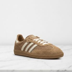 Buty Adidas Samba OG Cardboard na co dzień, unisex, brązowe, wygodne, skóra i tkanina, idealne do stylizacji IG1379