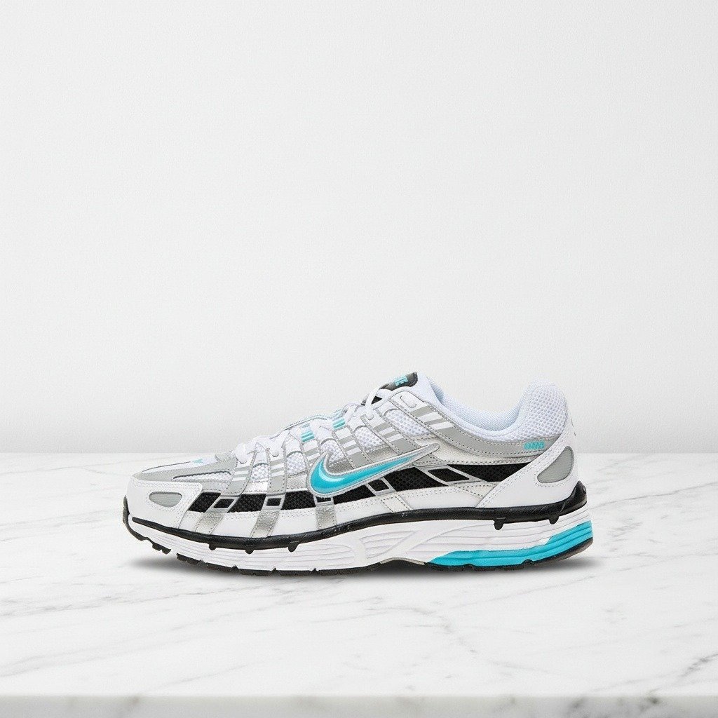 Buty na co dzień Nike P-6000 White Dusty Cactus, wygodne sneakersy unisex, biało srebrne, pasują do wielu stylizacji CD6404-103