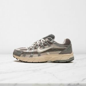 Buty sportowe męskie Nike P-6000 szare srebrne, wygodne sneakersy na co dzień, siatka nylon, FN7509-029