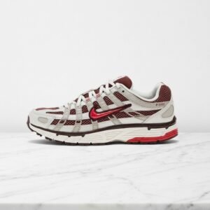 Nike P-6000 Dark Pony, buty na każdy dzień dla niego i dla niej, wygodna pianka, srebrno czerwone, HJ9598-100