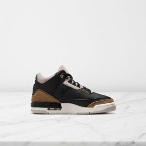 Buty Air Jordan 3 Retro Desert Elephant, czarno-brązowe, unisex, wygodne na co dzień, poduszka Air-Sole CT8532-008