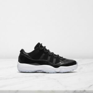 Sneakersy Air Jordan 11 Low Barons na co dzień, czarno biały zamsz i skóra, wygodne unisex 528895-010
