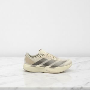 Buty adidas Adizero Evo SL Wonder White, unisex, beżowe, lekkie na cały dzień, oddychająca siatka, wygodne do miasta i treningu, JR5841