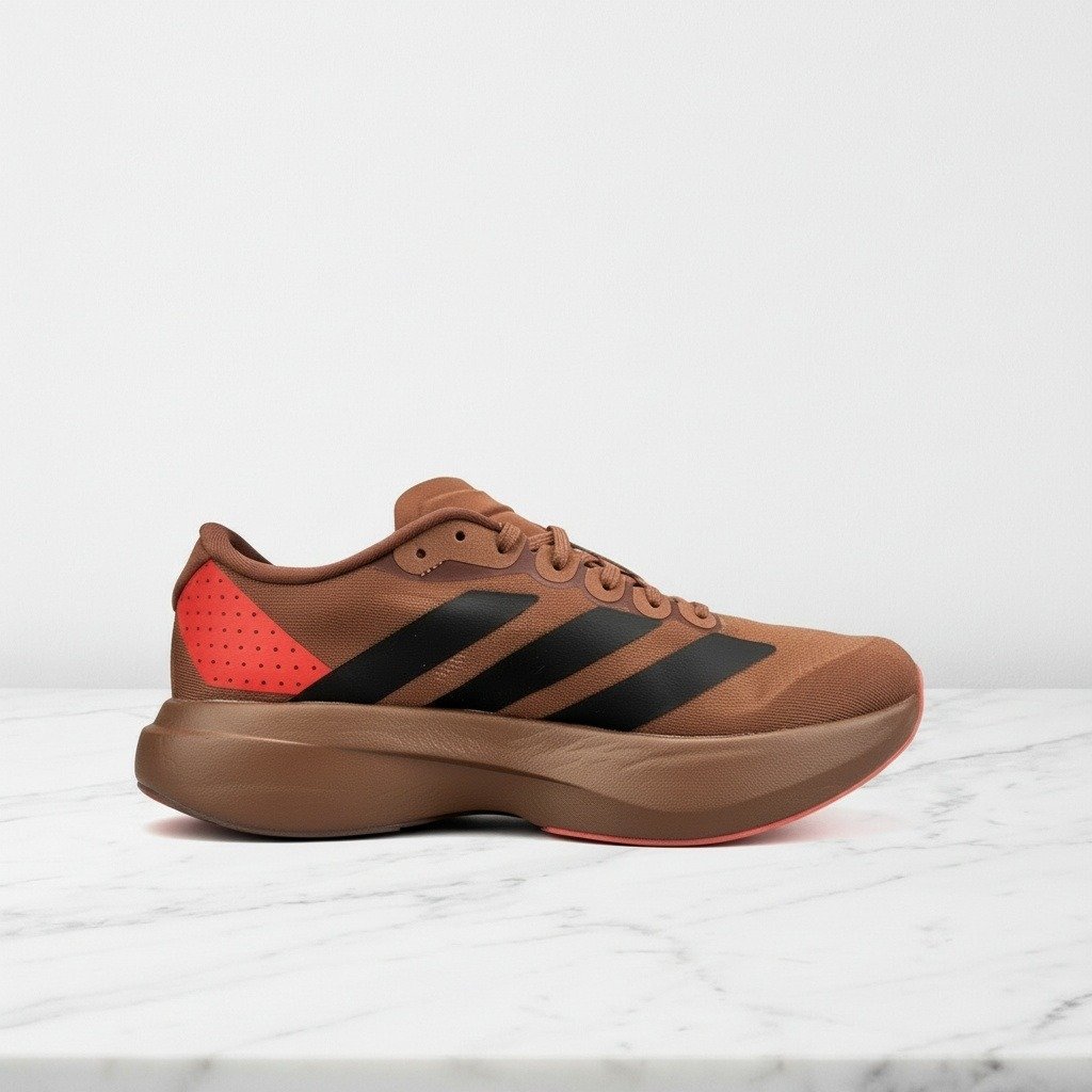 Buty Adidas Adizero Evo SL Humanrace Mars na co dzień, unisex, lekkie, wygodne, brązowo-czerwone, KJ8809