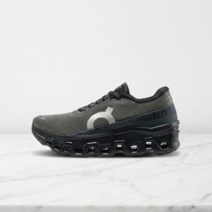 Buty sportowe ON Cloudmonster 2 na co dzień, szaro-czarne, wygodna amortyzacja CloudTec, unisex 3ME10122539