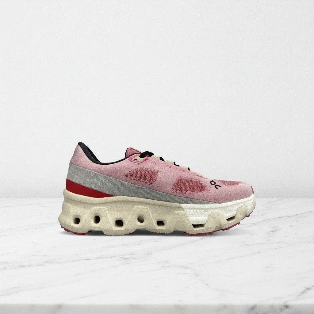 Buty do biegania On Cloudmonster Hyper dla kobiet, różowo-kremowe, lekkie i wygodne na cały dzień, świetne do codziennych stylizacji, 3WE10123344