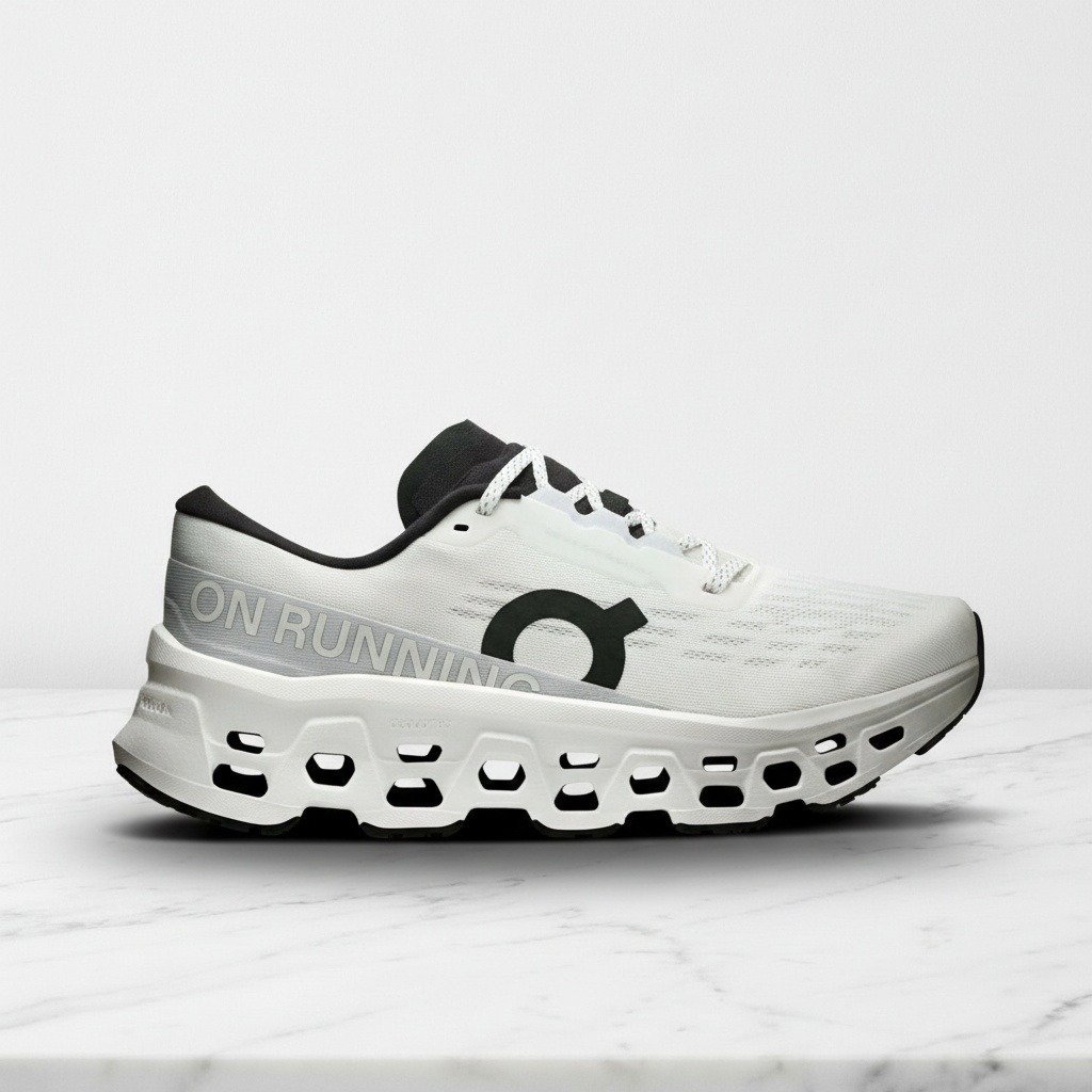 Buty ON Cloudmonster 3 White White na co dzień, unisex, wygodne sneakersy w kolorze białym, tekstylny materiał i syntetyk, 3WG10031200