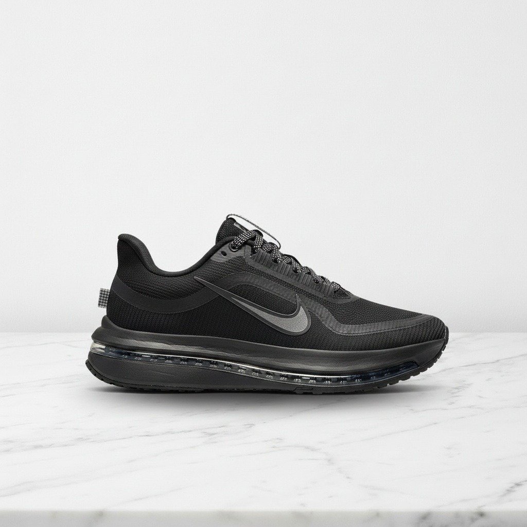 Nike Pegasus Premium, wygodne buty do biegania na co dzień, czarno srebrne, unisex HQ2593-004
