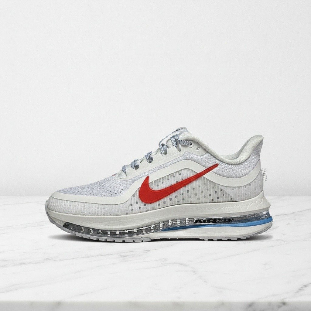 Buty Nike Air Zoom Pegasus Premium na co dzień, wygodne, biało-czerwone, unisex IH7347-111