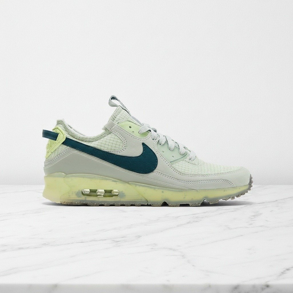 Buty Nike Air Max 90 Terrascape Grey Haze Dark Teal Green, wygodne sneakersy unisex na co dzień DH2973-002