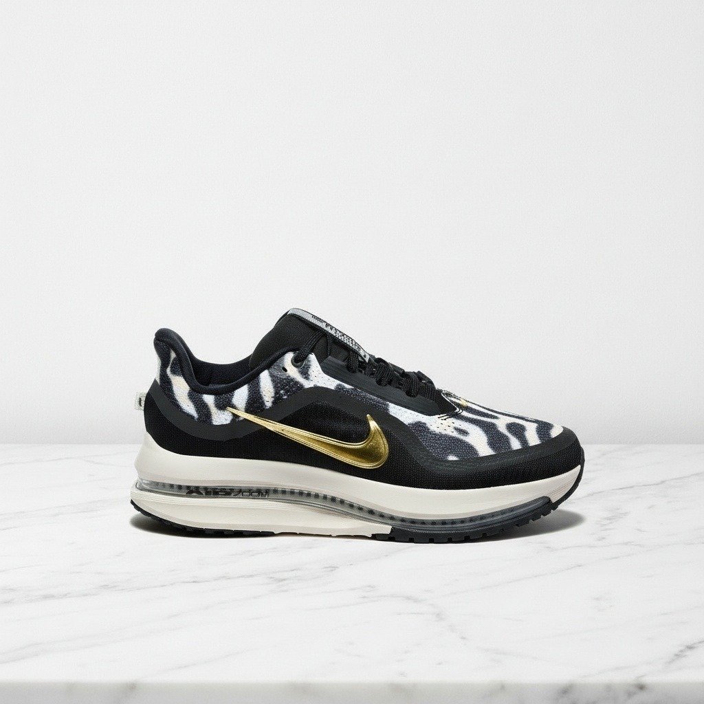 Buty do biegania Nike Pegasus Premium Zebra, na co dzień, lekkie i przewiewne, unisex, czarno-białe, wygodna amortyzacja IQ0368-010