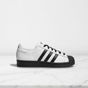 Buty Adidas Superstar II White Black White na co dzień, unisex, biało-czarne, wygodne sneakersy skórzane, JI0124